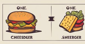 Ile kalorii ma cheeseburger?