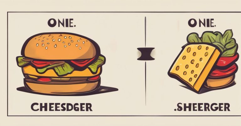 Ile kalorii ma cheeseburger?