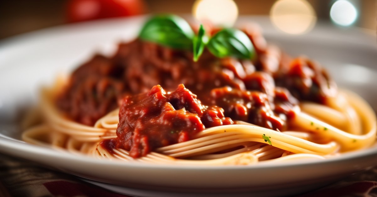 Ile kalorii ma spaghetti z mięsem mielonym? Sprawdź!