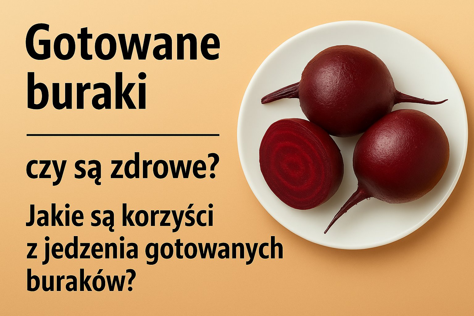 Gotowane buraki - czy są zdrowe? Jakie są korzyści z jedzenia gotowanych buraków?