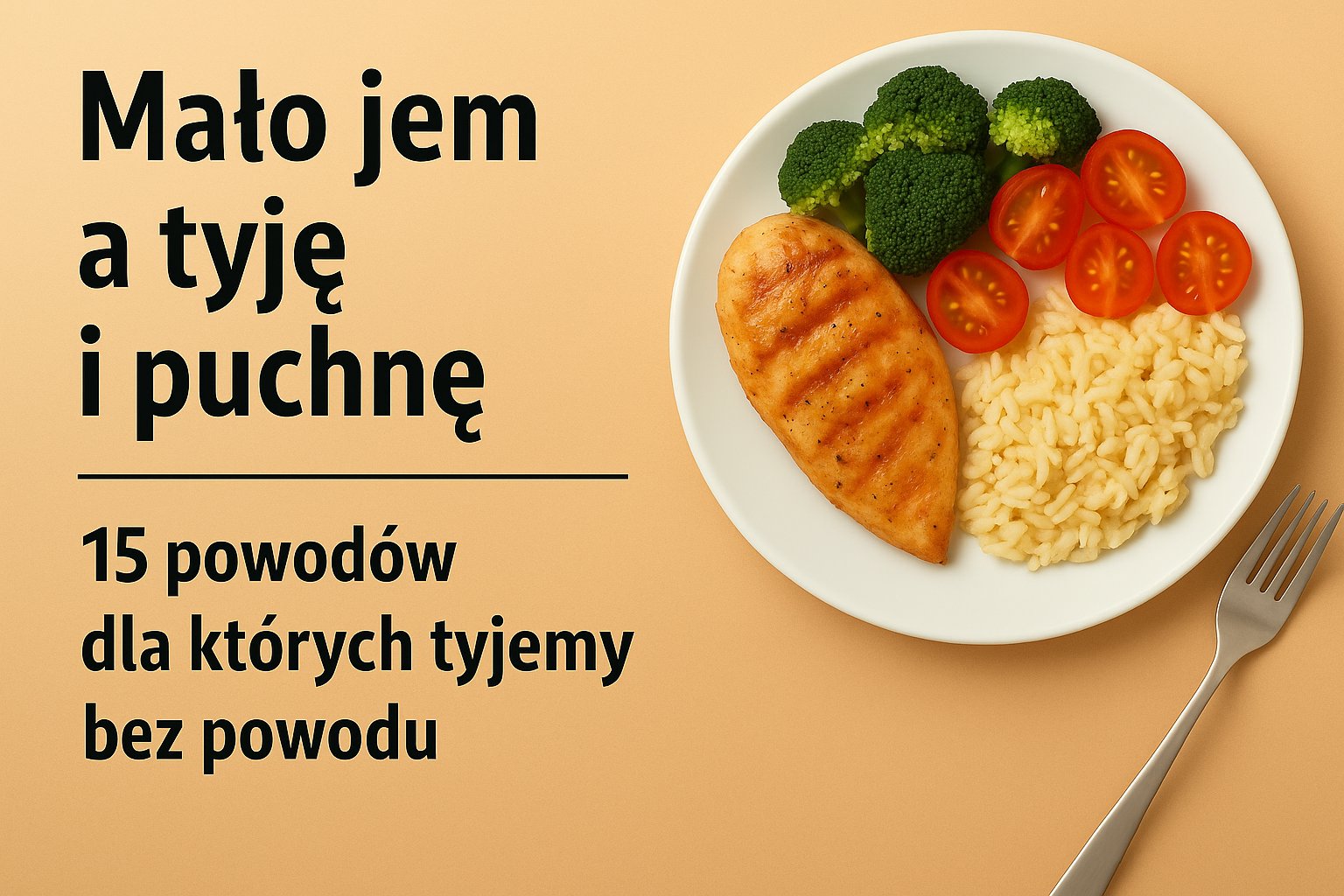 Mało jem a tyję i puchnę - 15 powodów dla których tyjemy bez powodu