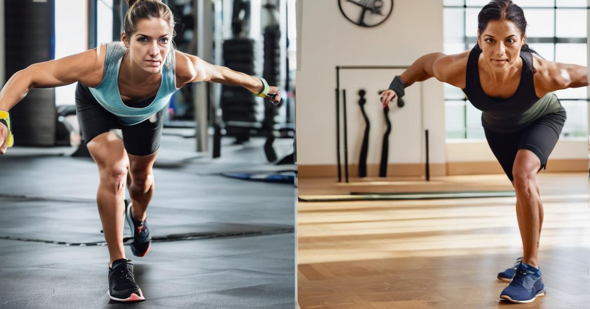 Ekstremalny wysiłek podczas 20-sekundowego interwału w treningu Tabata.