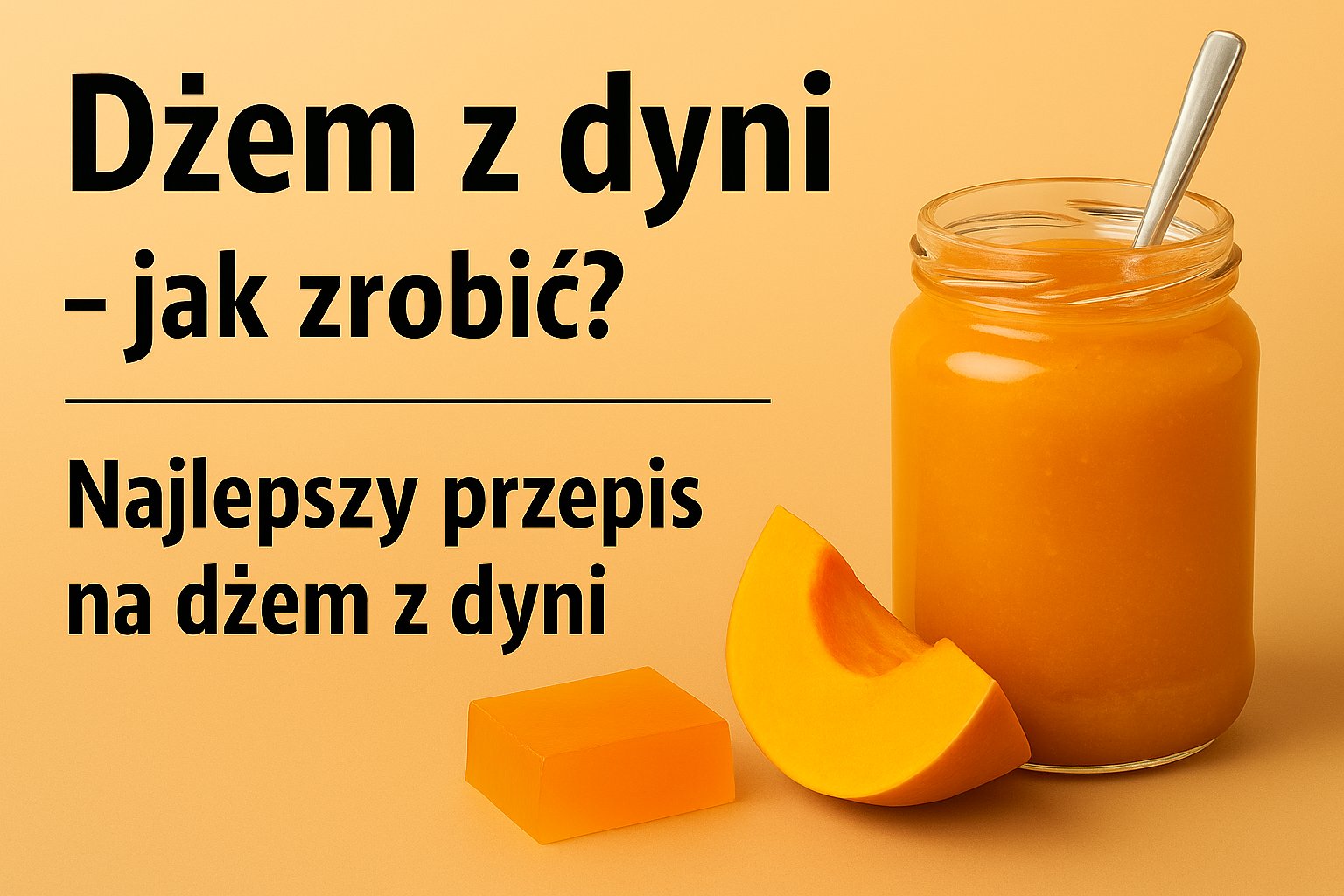 Dżem z dyni – jak zrobić? Najlepszy przepis na dżem z dyni
