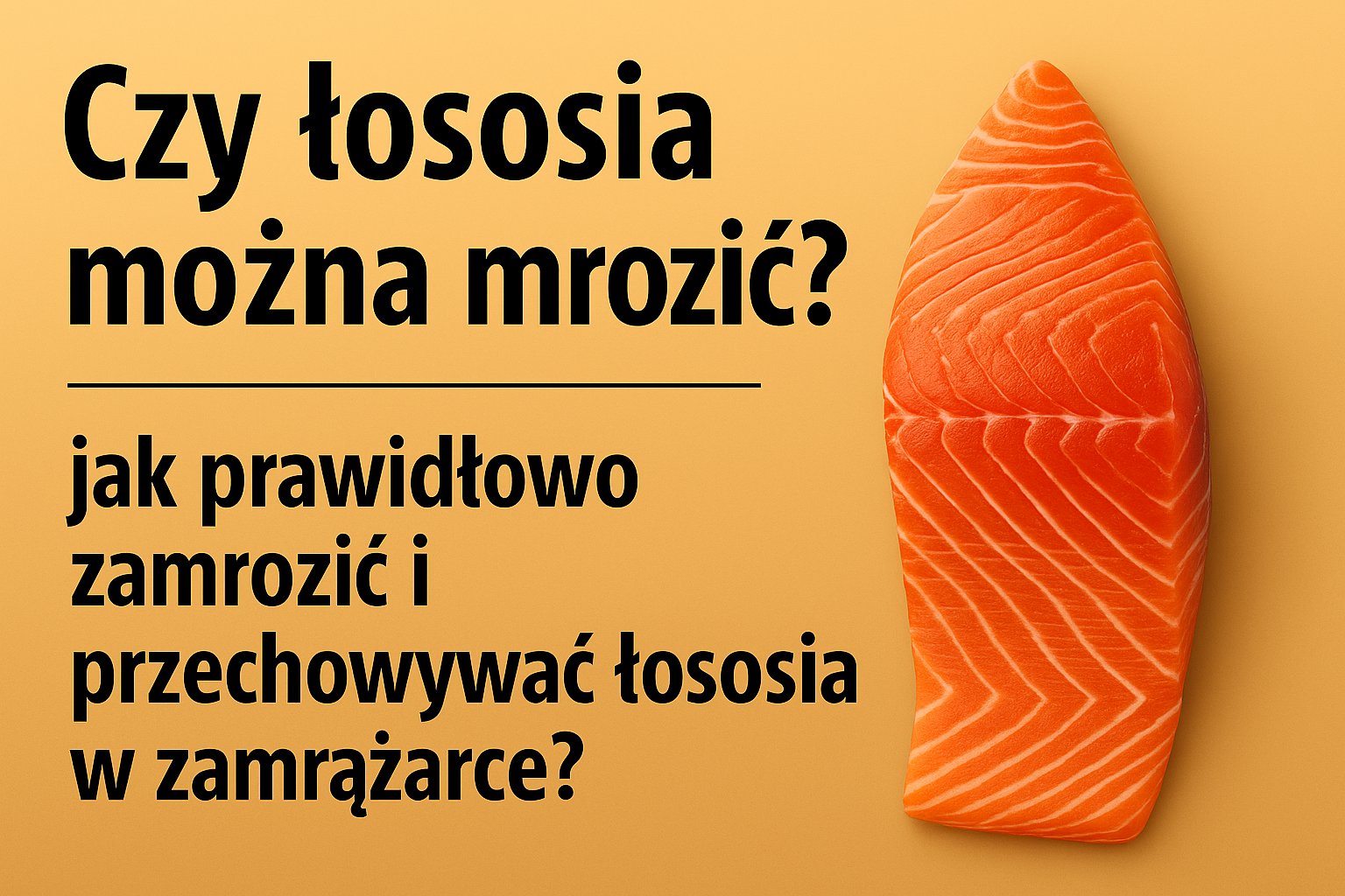 Czy łososia można mrozić – jak prawidłowo zamrozić i przechowywać łososia w zamrażarce?